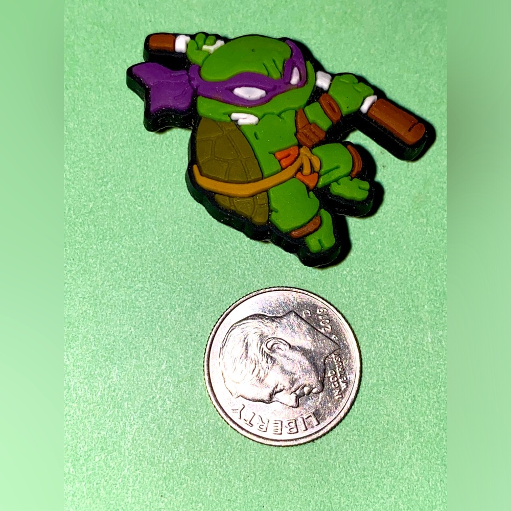 (10 for $15) Donatello Ninja Turtles Crocs Shoe Charms